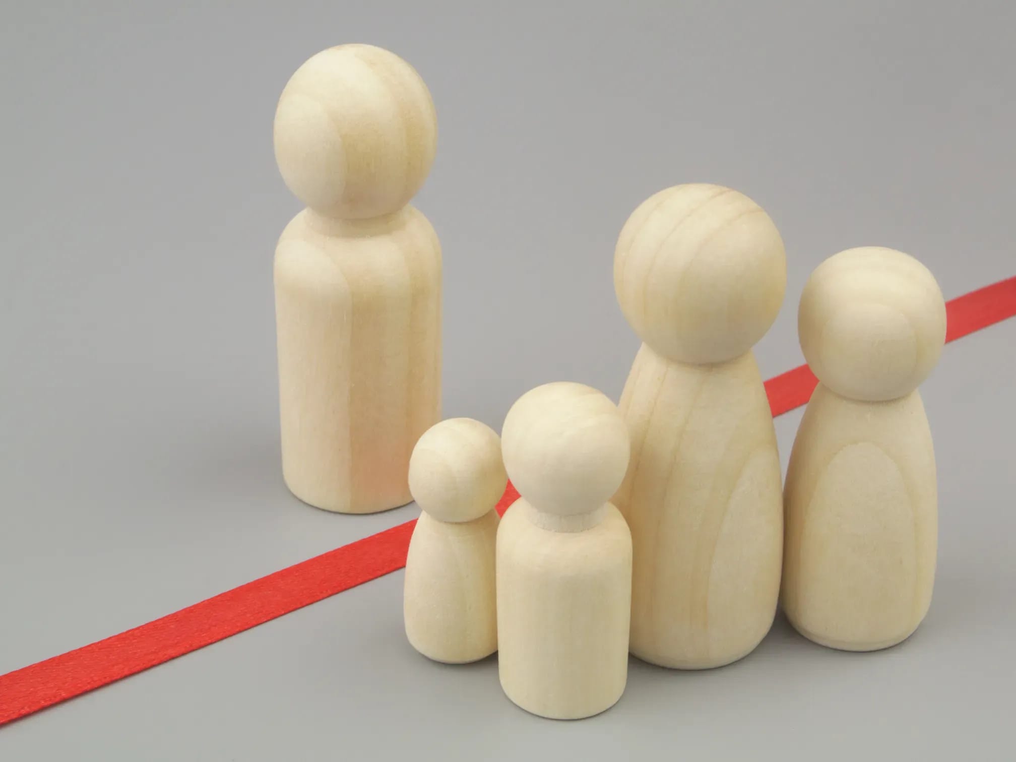 Getrennte Figuren