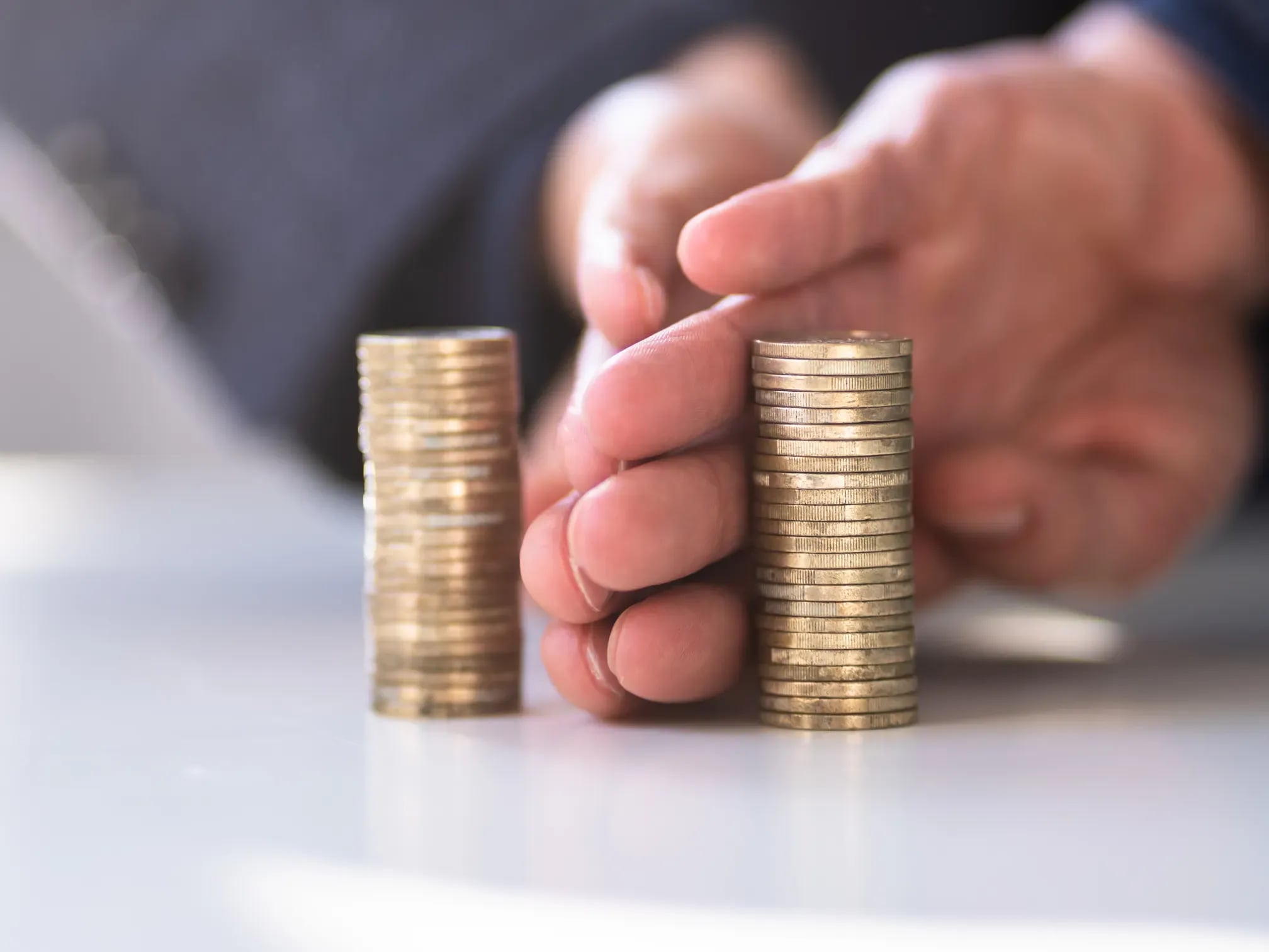 Geld wird getrennt
