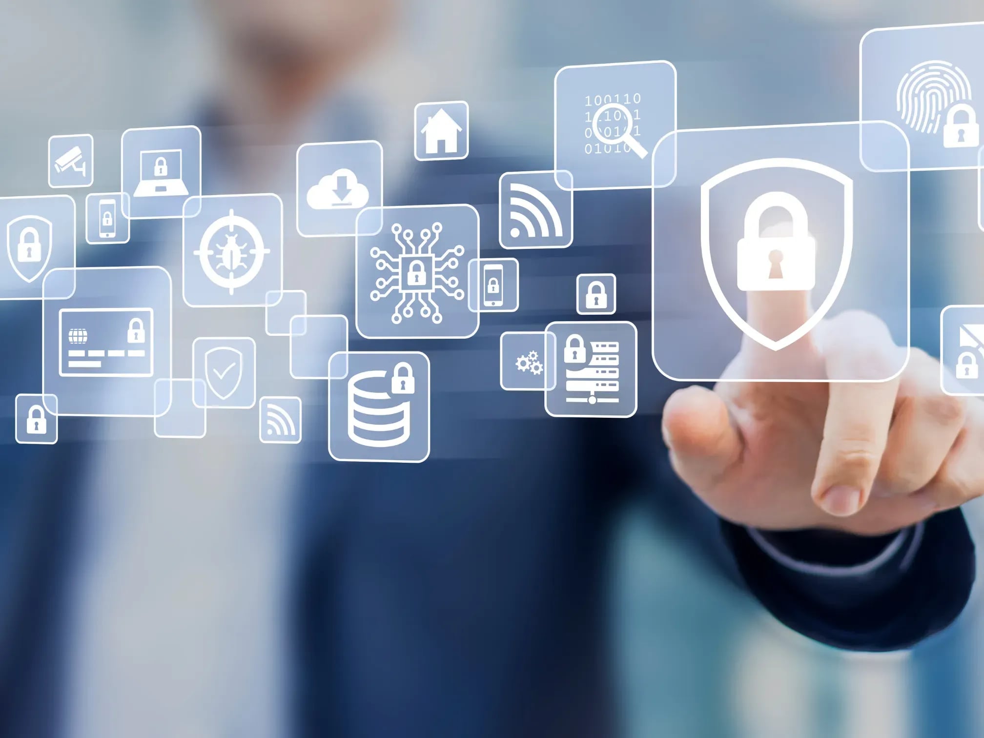 Sicherheit vor Betrug Icons