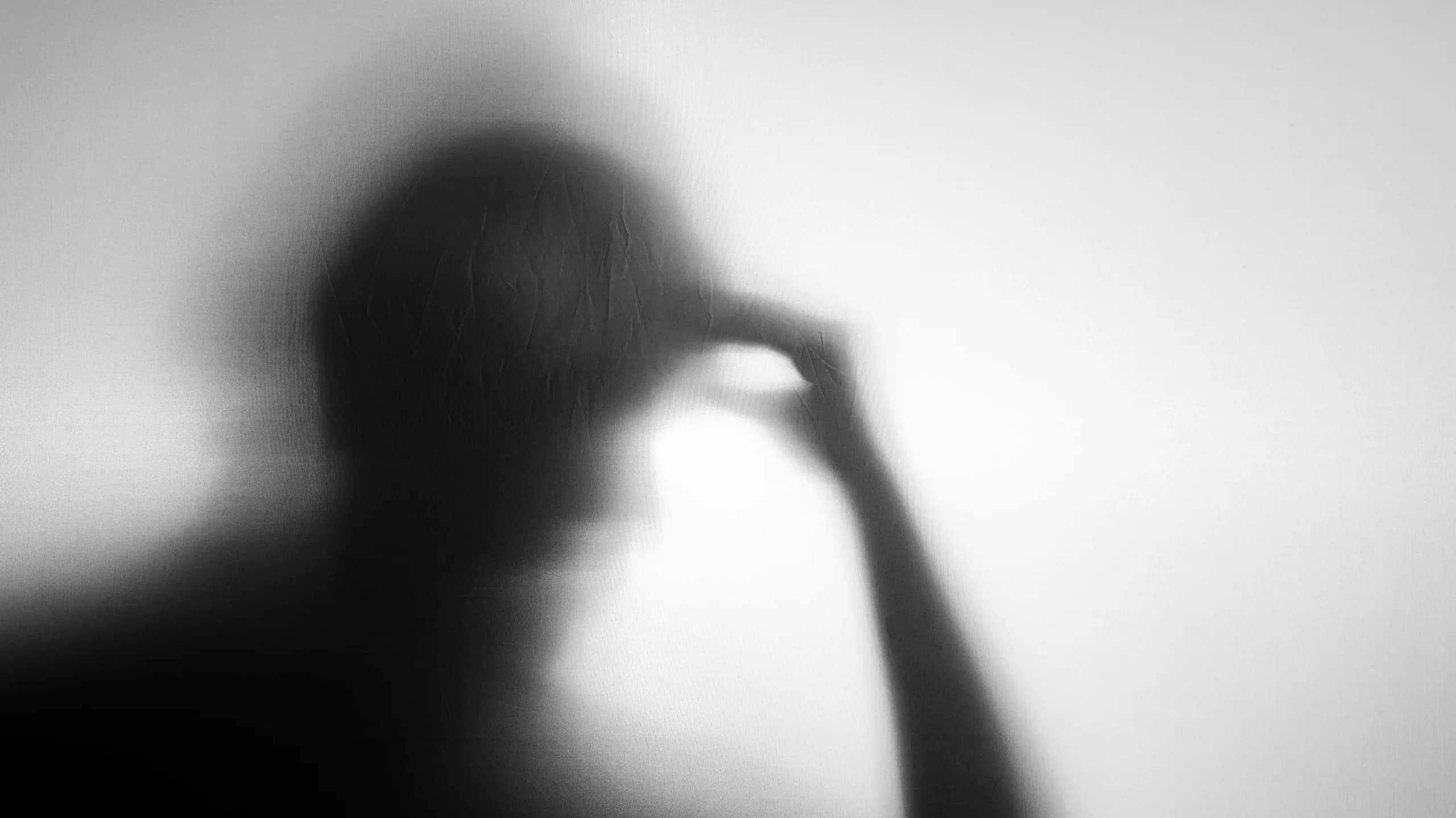 Schatten einer Person