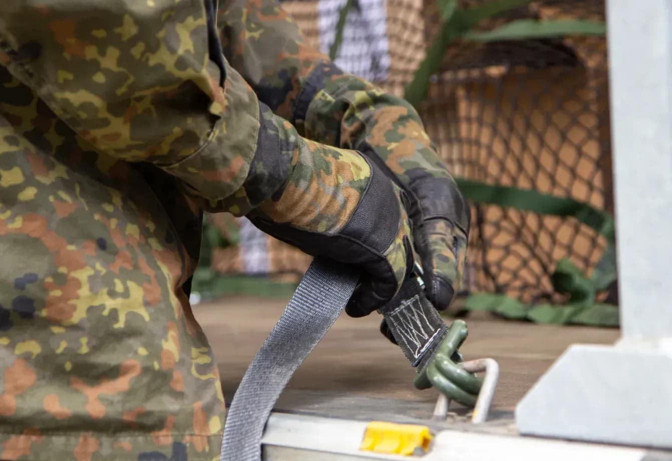 Bundeswehrsoldat im Dienst